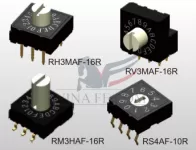 Công tắc xoay mã hóa  6 chân SMD RM3AF-10R-V-B Diptronics